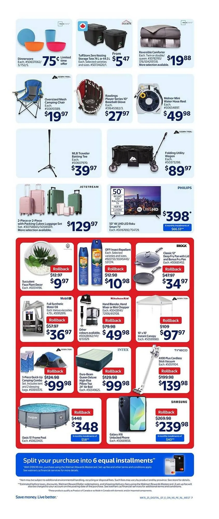 Walmart flyer from May 8 to May 14 2025 - flyer page 15