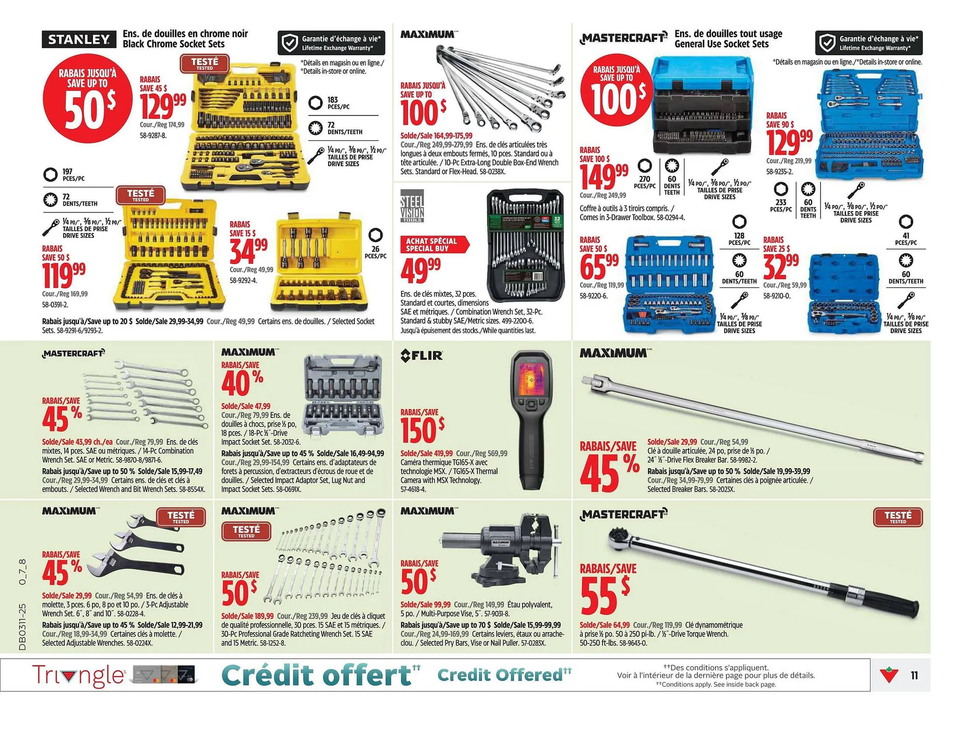 Canadian Tire flyer from March 6 to March 12 2025 - flyer page 11