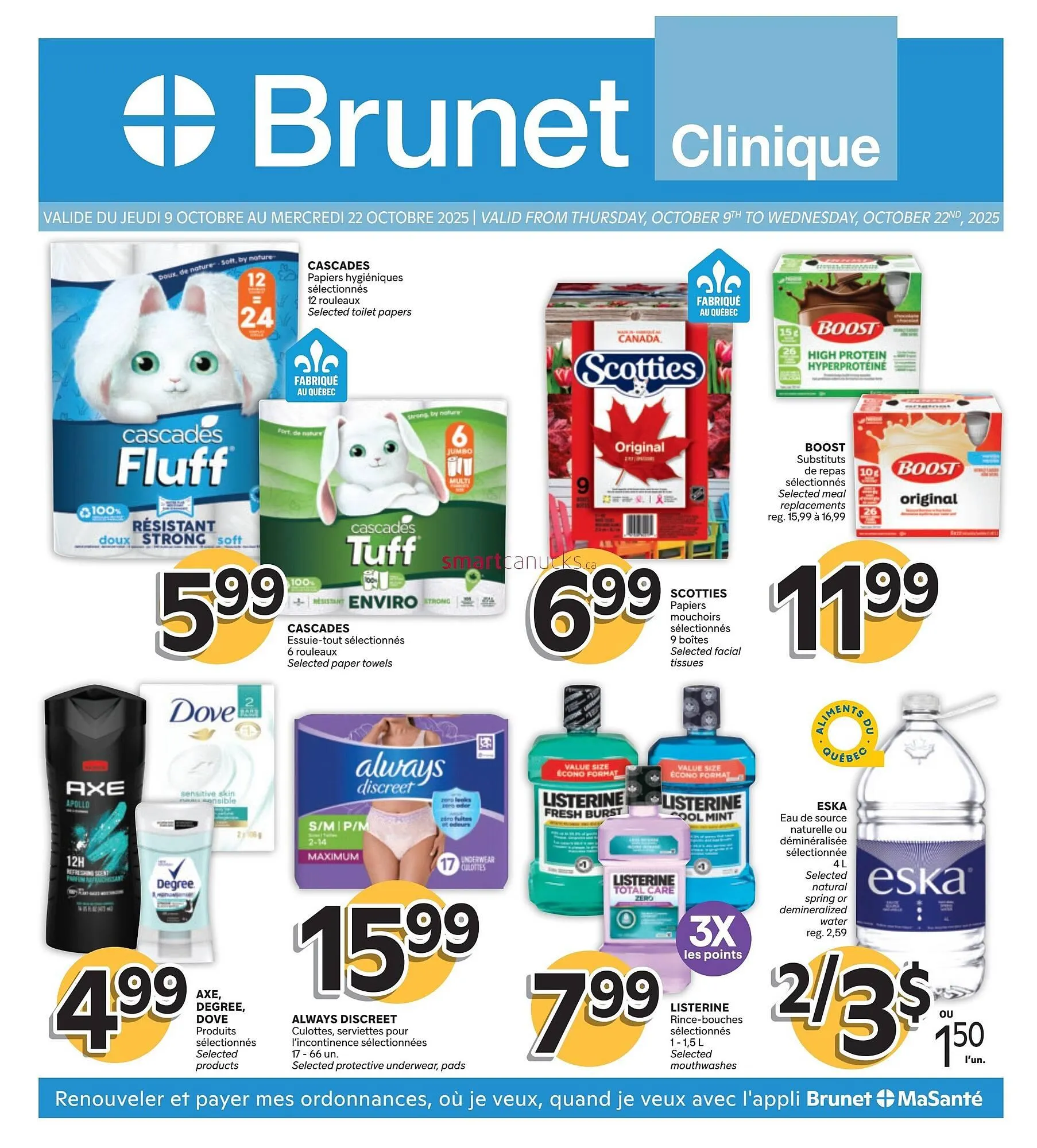 Brunet flyer from October 9 to October 15 2025 - flyer page 1