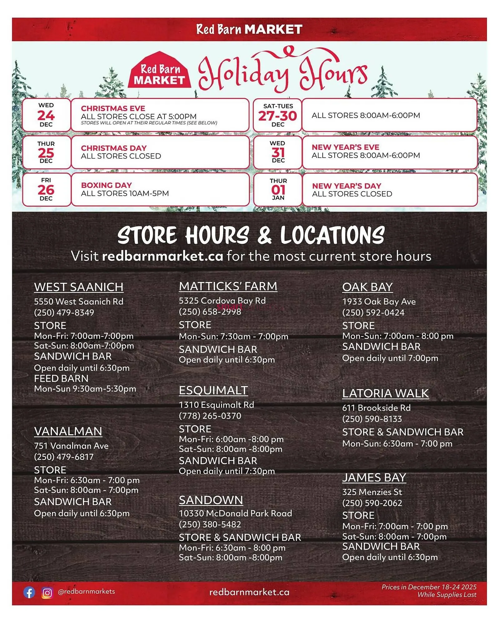 Red Barn Market flyer from December 18 to December 24 2025 - flyer page 12