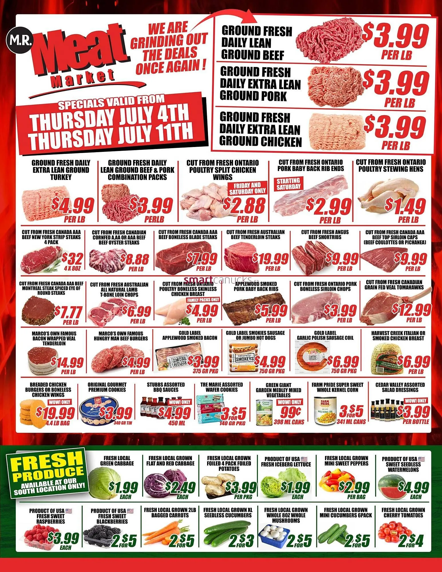 Mr. Meat Market flyer - 1