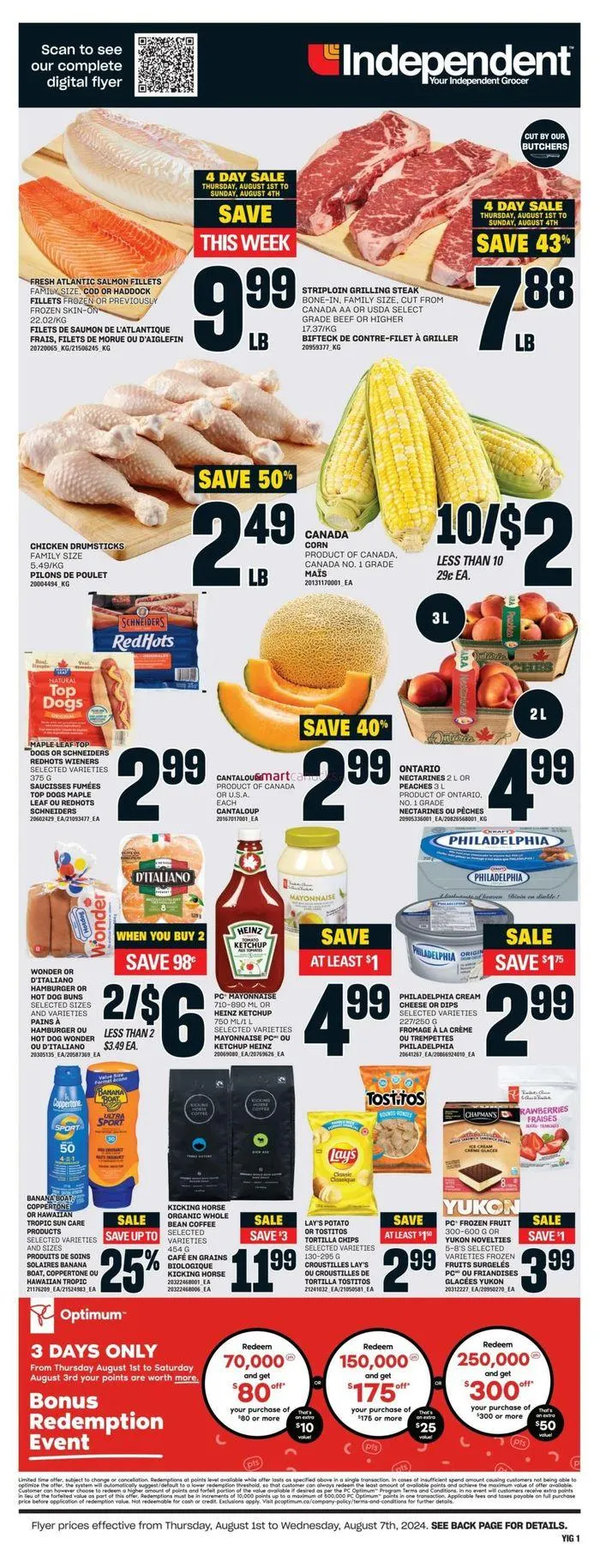 Independent Grocer weeky flyer from August 1 to August 7 2024 - flyer page 8