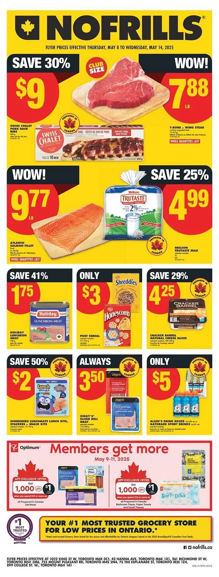 No Frills flyer from May 8 to May 15 2025 - flyer page 1