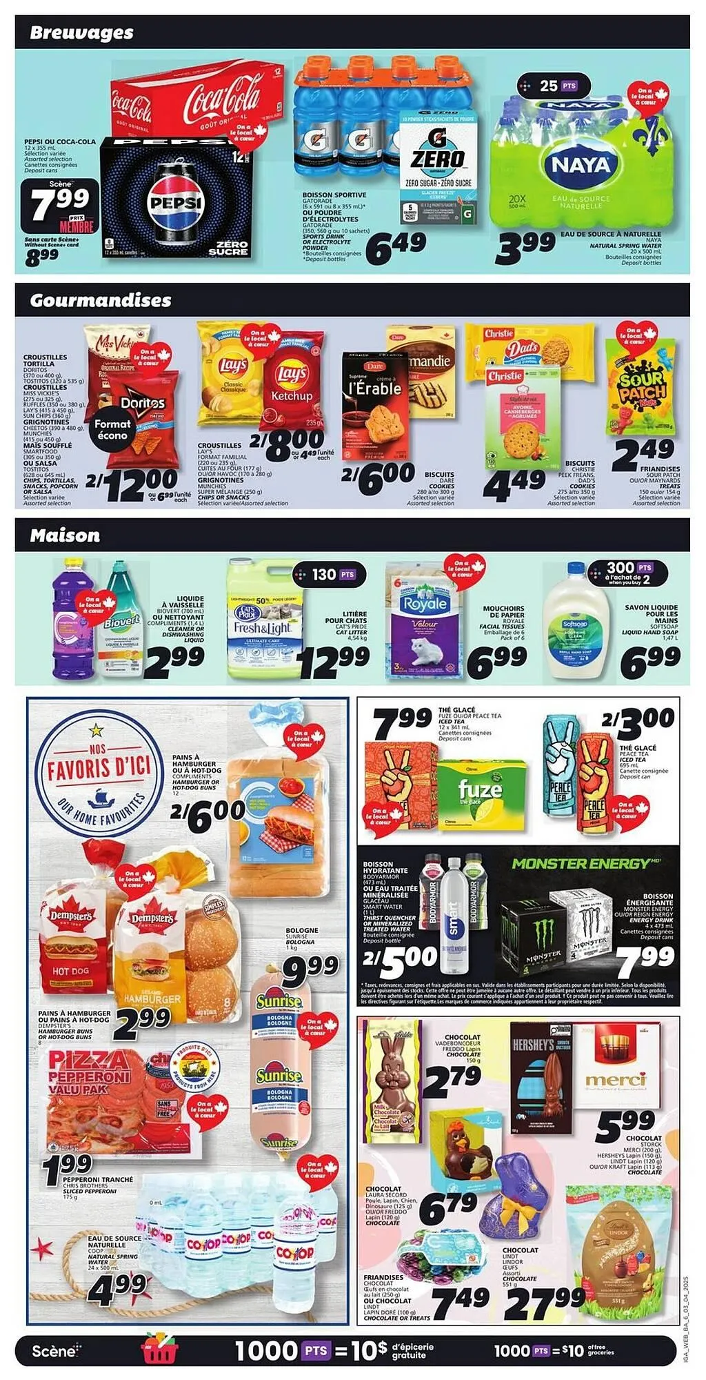 IGA flyer from April 3 to April 9 2025 - flyer page 10