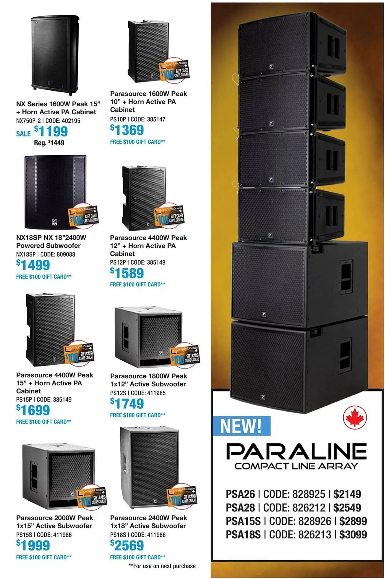 Long & McQuade flyer from October 9 to October 31 2025 - flyer page 25