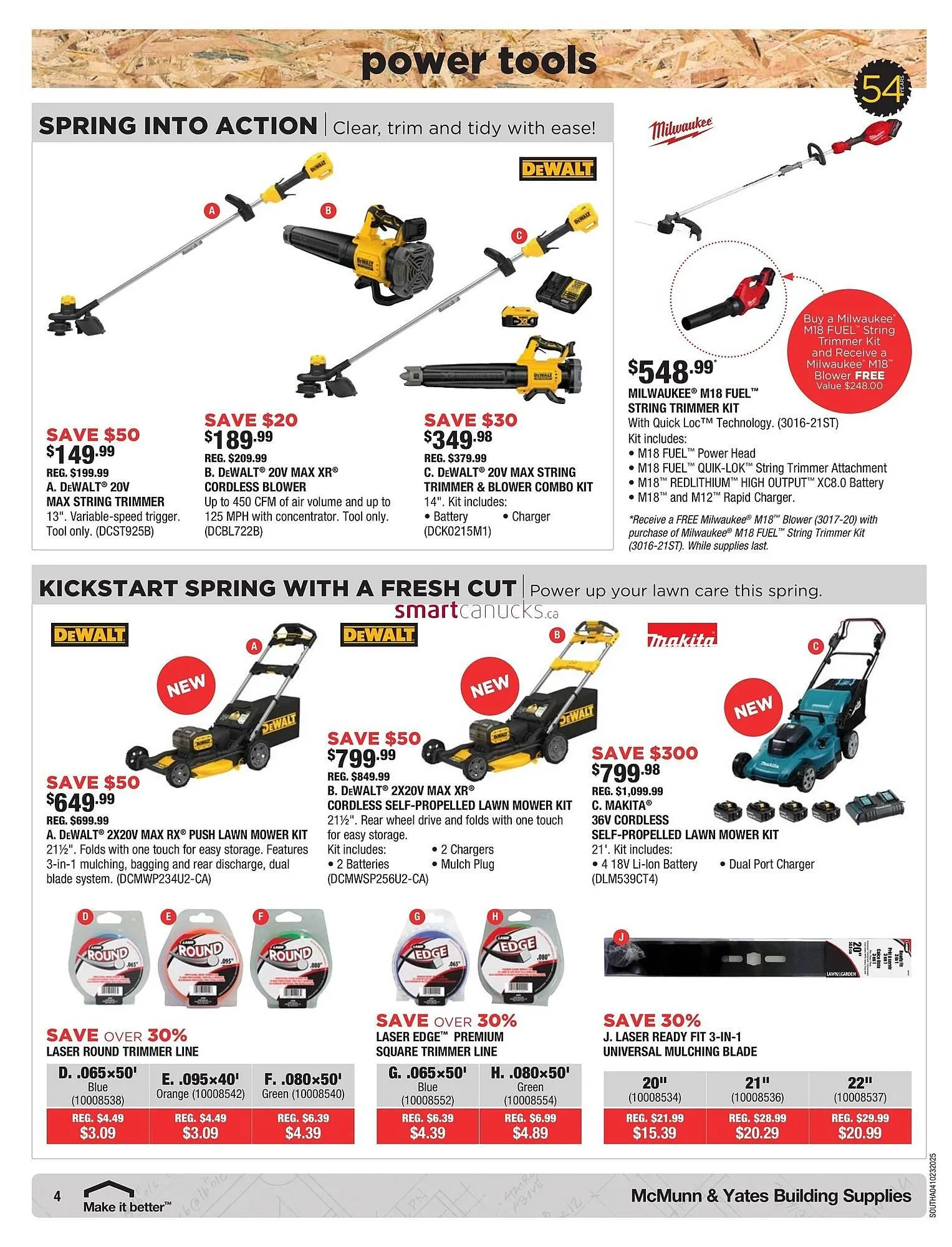 McMunn & Yates Building Supplies flyer from April 9 to April 15 2025 - flyer page 4