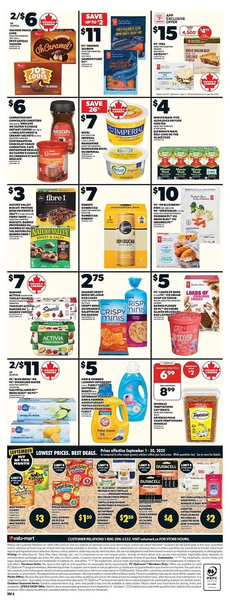 Valu-mart flyer from September 4 to September 11 2025 - flyer page 4
