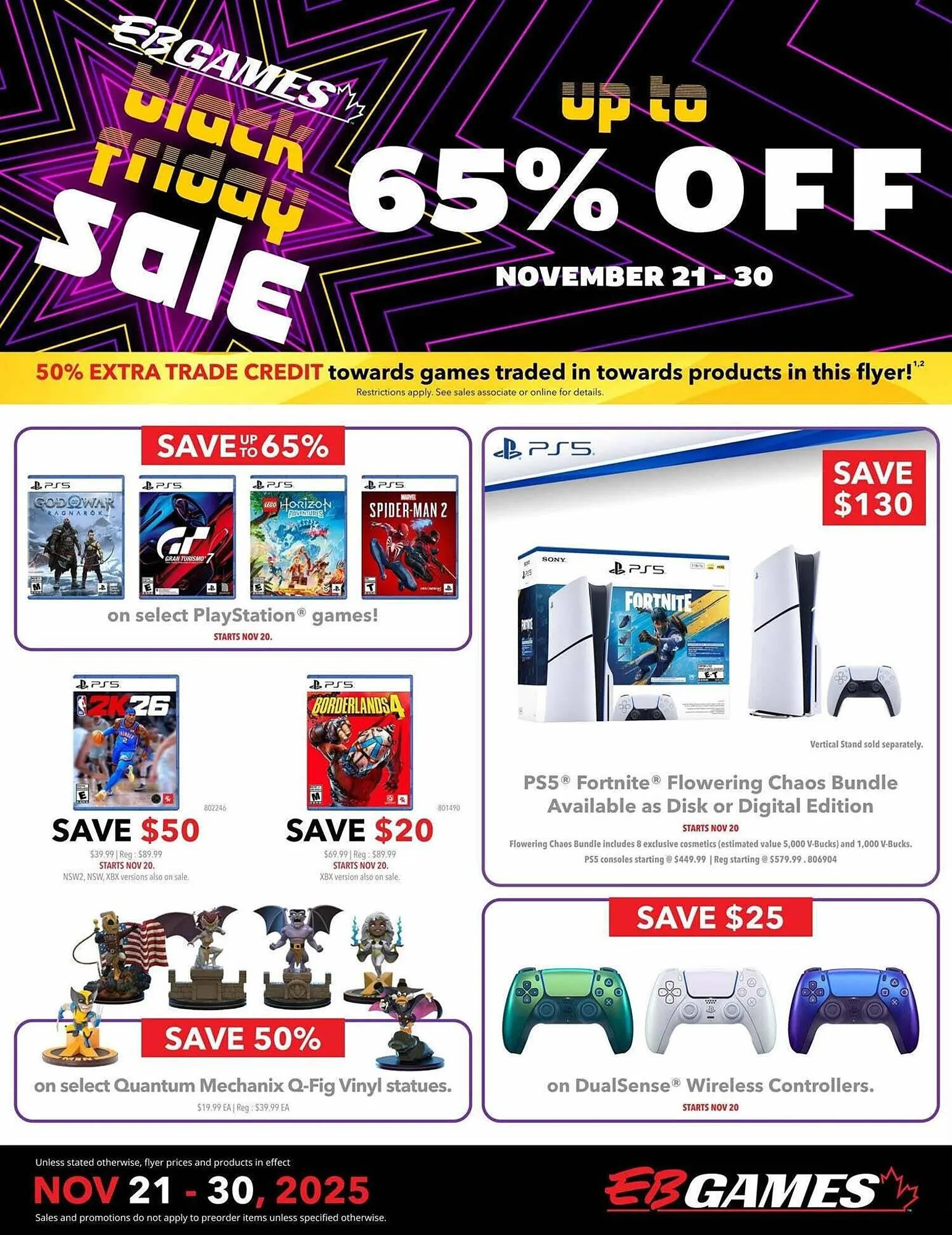 GameStop flyer from November 21 to November 26 2025 - flyer page 1