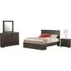 Hunter 6 Piece Queen Storage Bedroom - French Baker's Pine