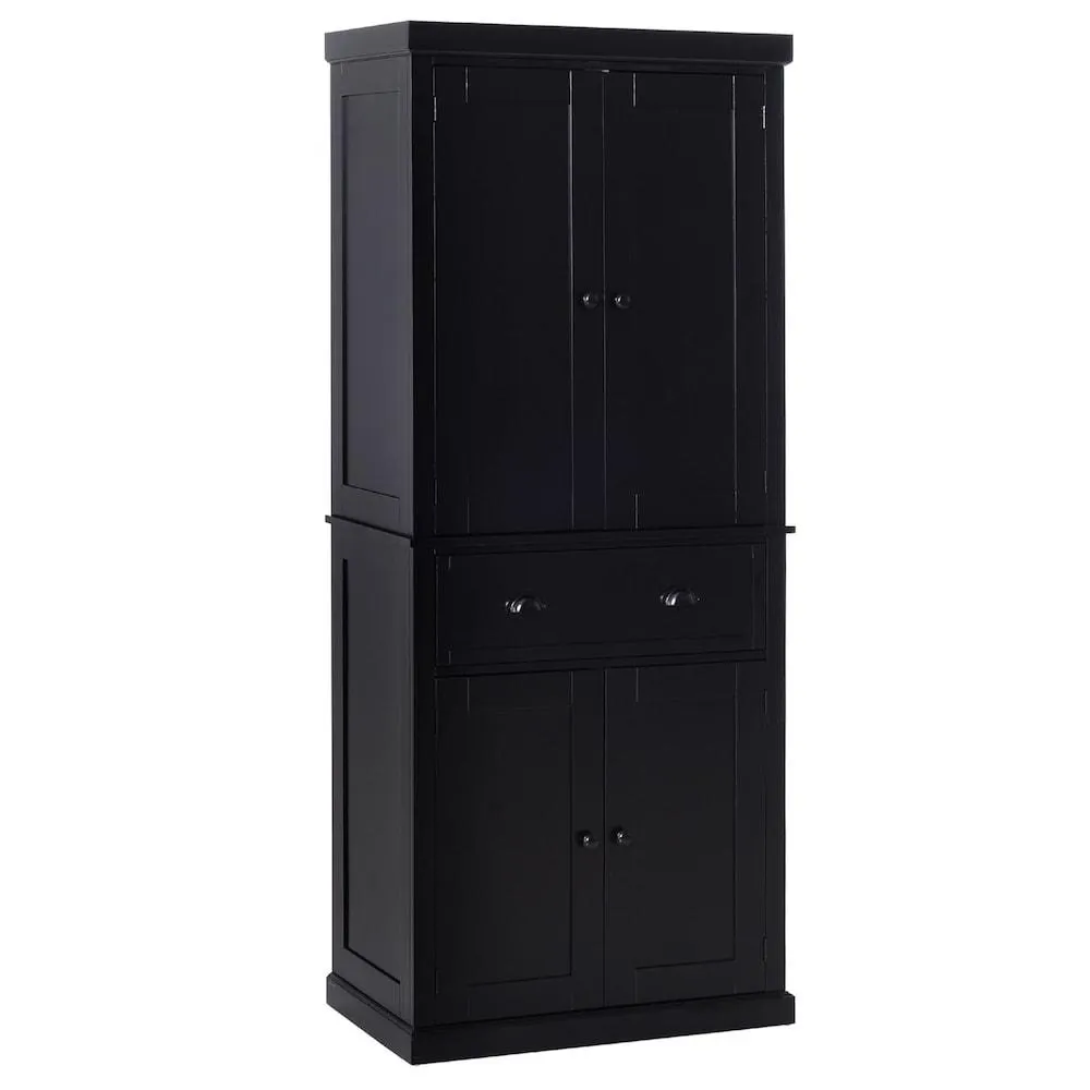 Traditional Kitchen Cabinet Cupboard with Enclosed Storage Space MDF Board