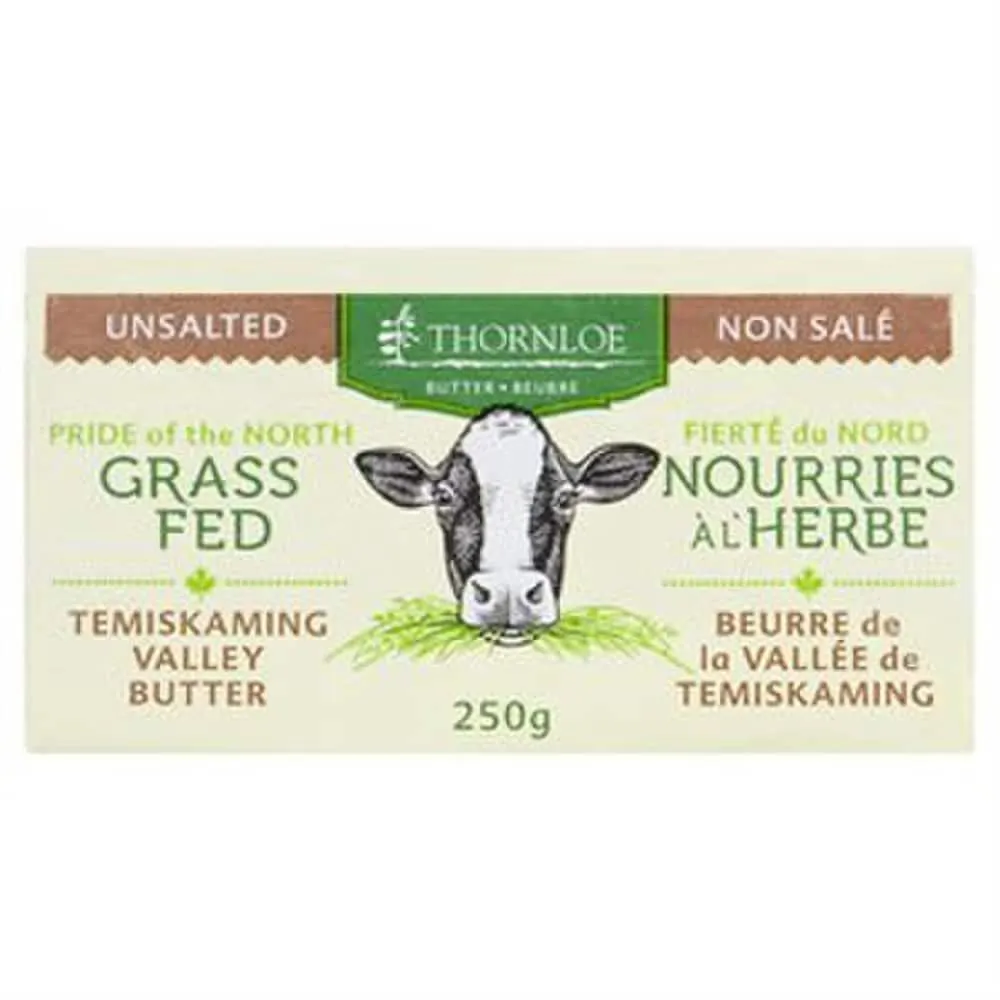 Thornloe Butter Grass Fed Unsalted 250 g