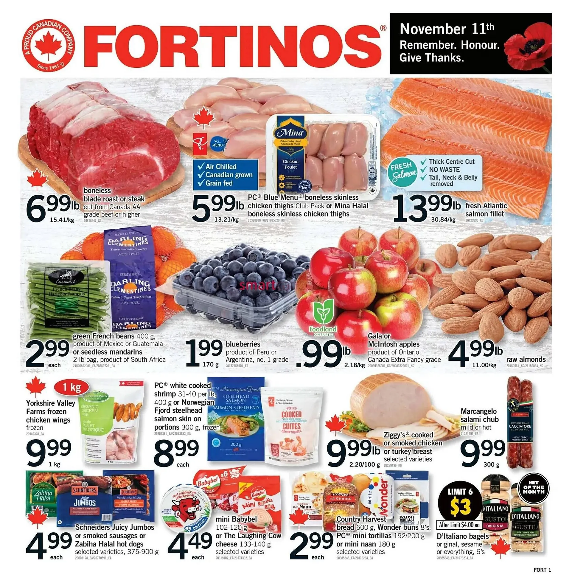 Fortinos flyer from November 6 to November 12 2025 - flyer page 1
