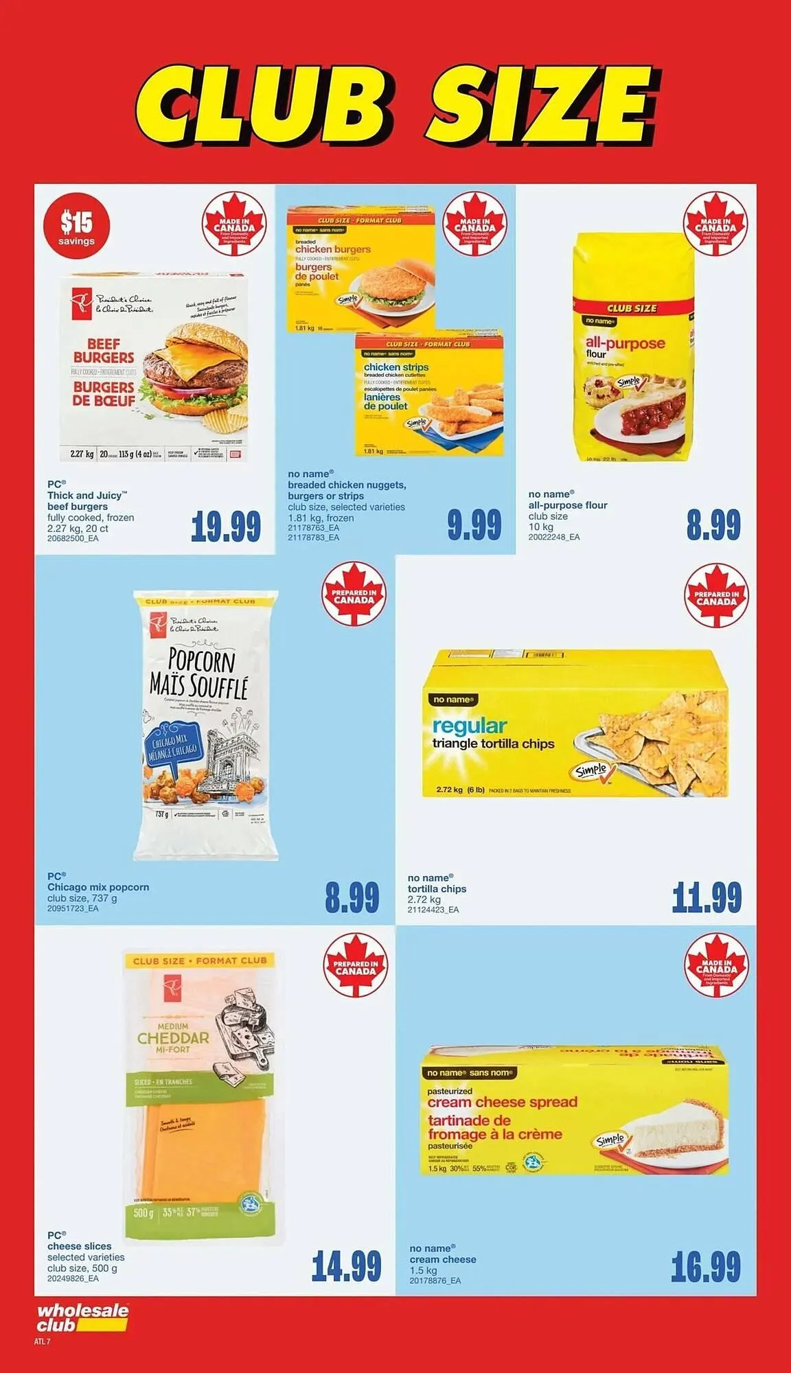 Wholesale Club flyer from November 13 to December 3 2025 - flyer page 7
