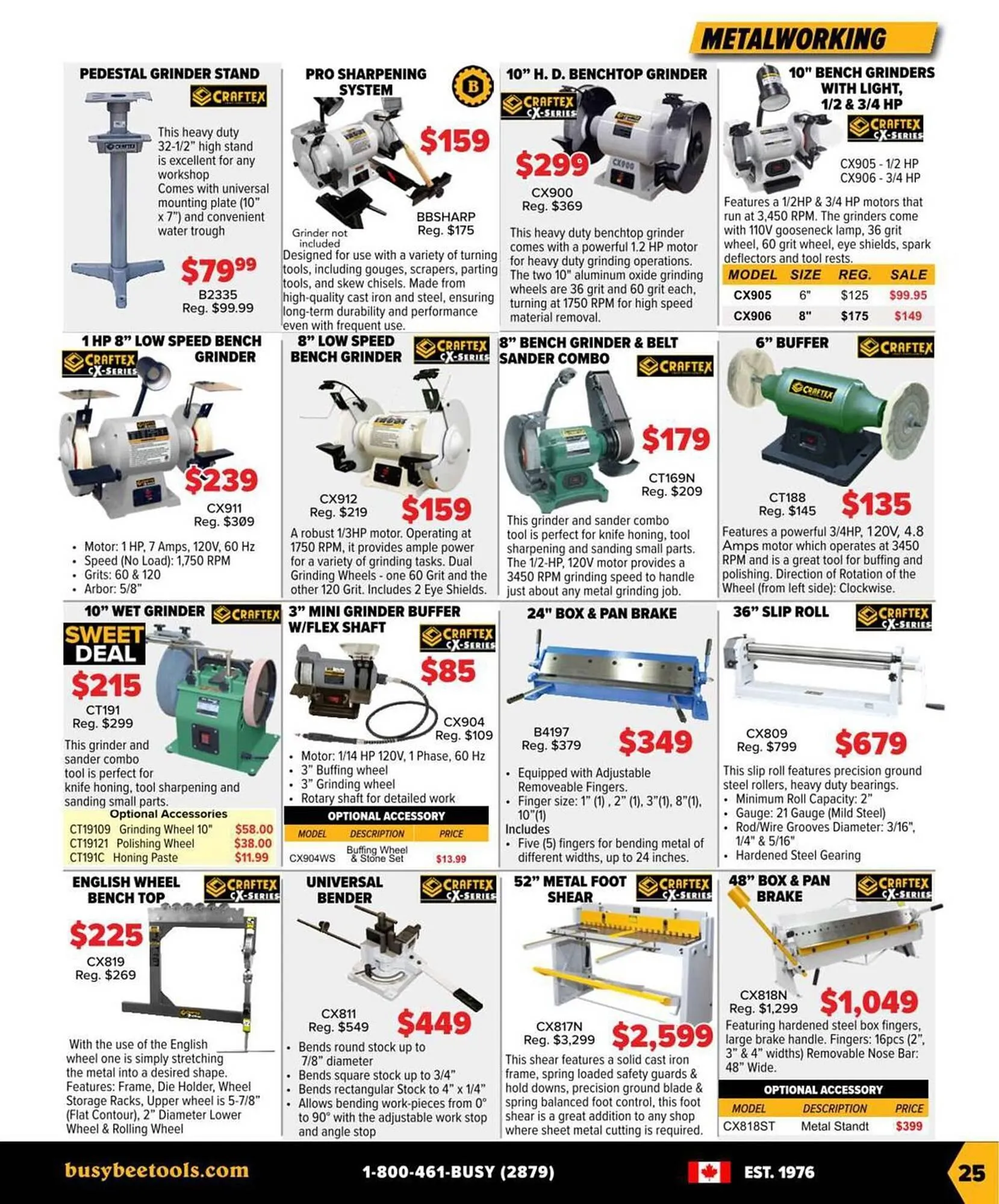 Busy Bee Tools flyer from September 9 to October 18 2025 - flyer page 25