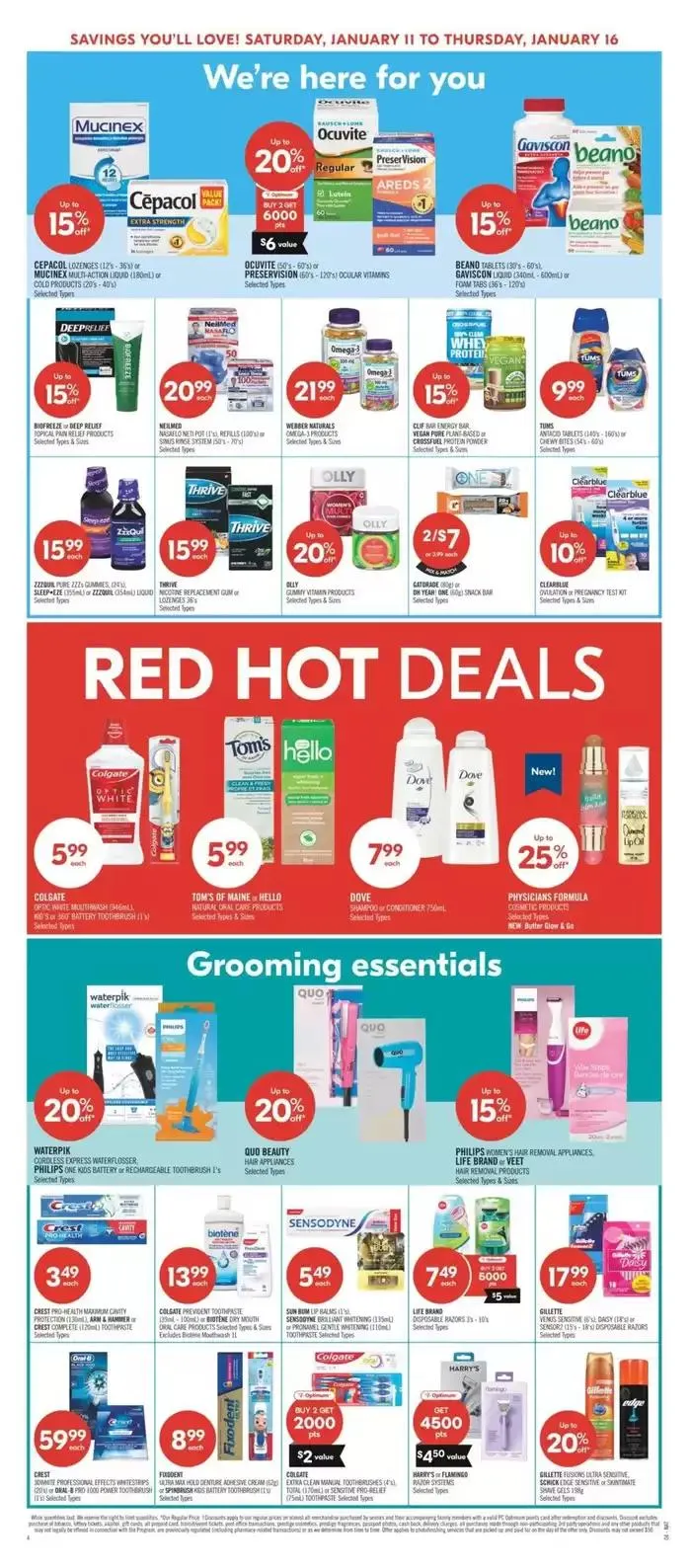 Shoppers Drug Mart Weekly ad from January 11 to January 16 2025 - flyer page 3