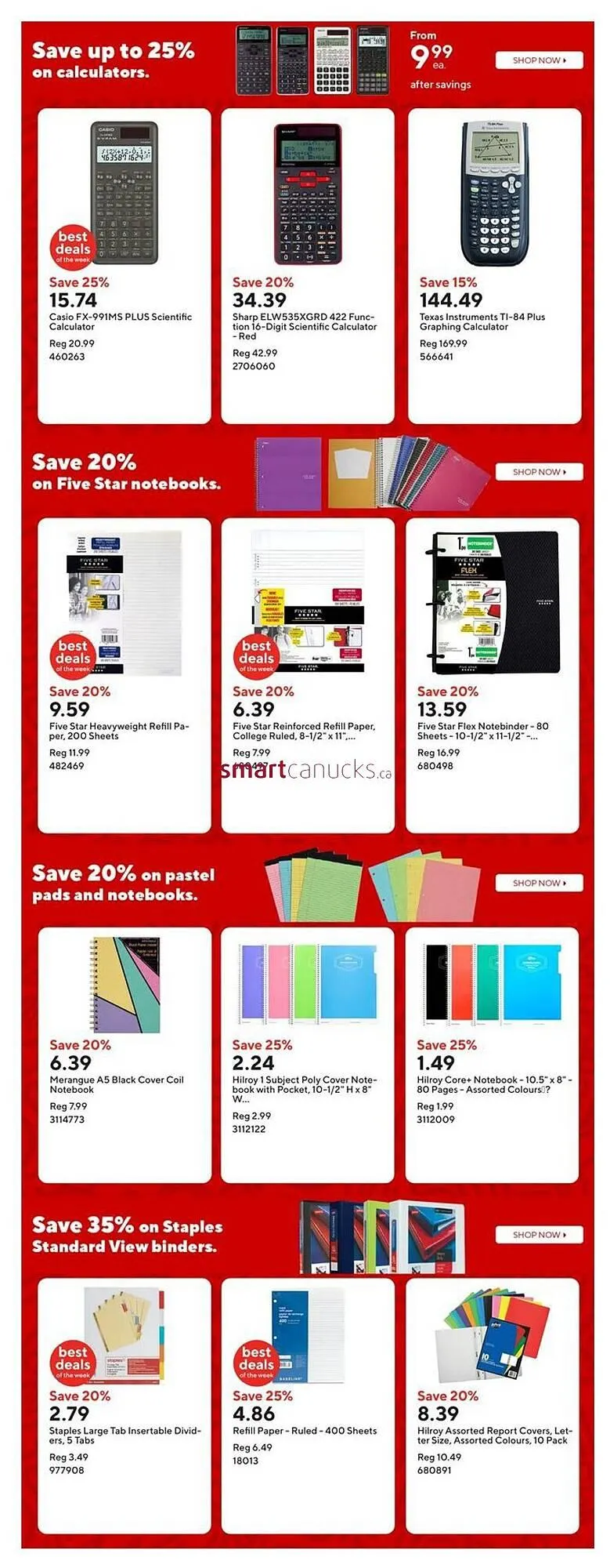 Staples flyer from August 15 to August 21 2025 - flyer page 13