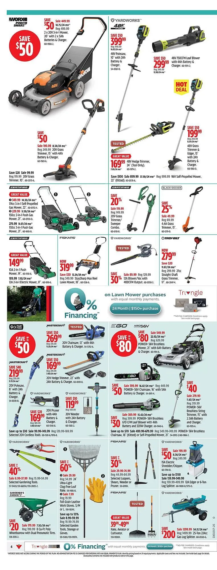 Canadian Tire flyer from April 16 to April 22 2025 - flyer page 4