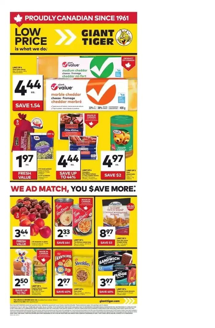 Top offers for all bargain hunters from March 12 to March 18 2025 - flyer page 1