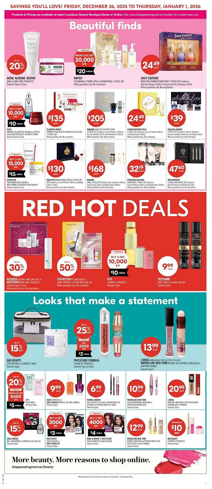 Shoppers Drug Mart flyer from December 25 to January 1 2026 - flyer page 13