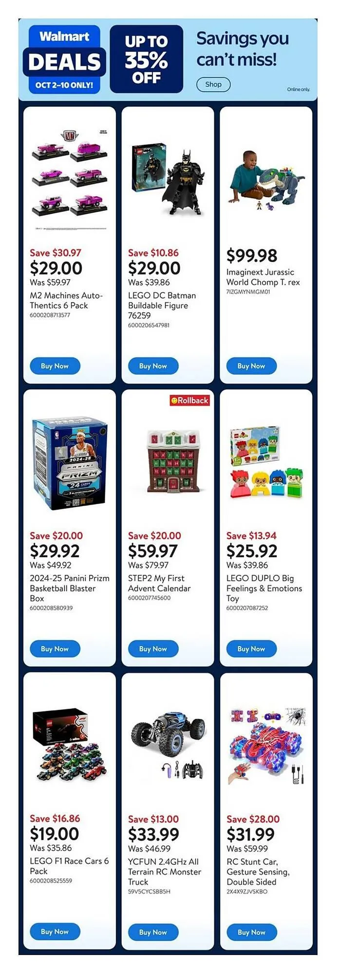 Walmart flyer from October 2 to October 8 2025 - flyer page 8