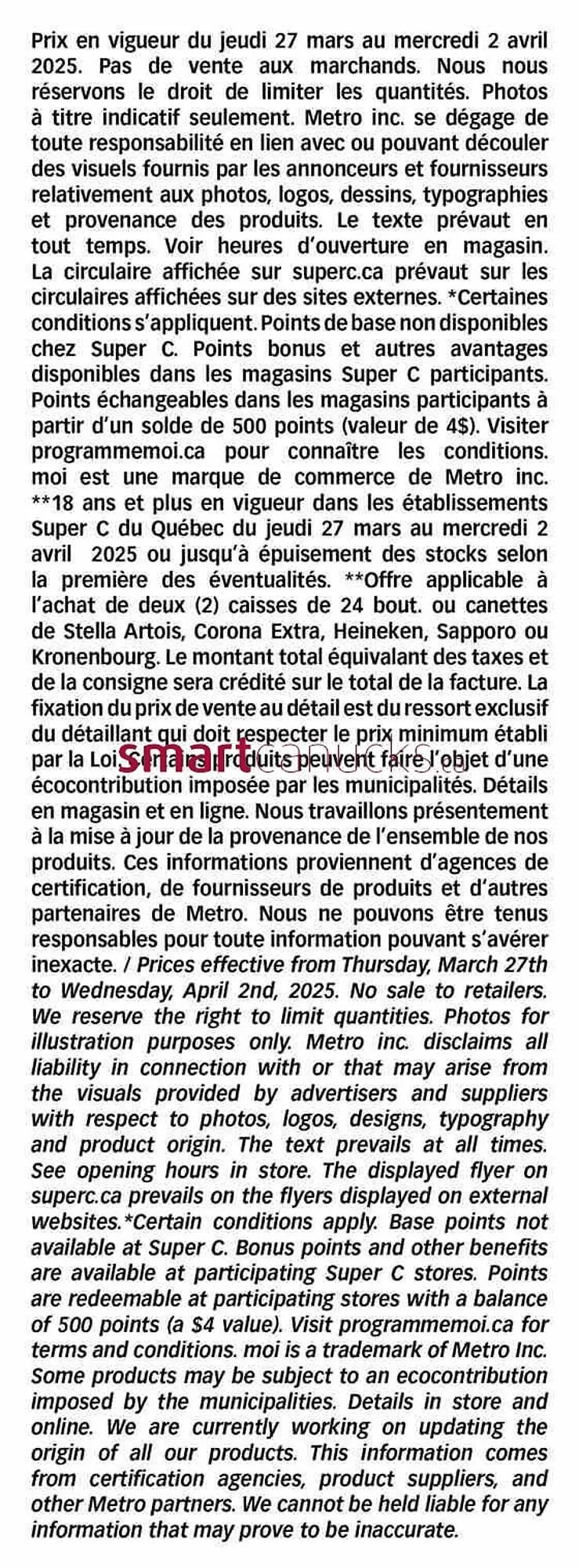 Super C flyer from March 27 to April 2 2025 - flyer page 17