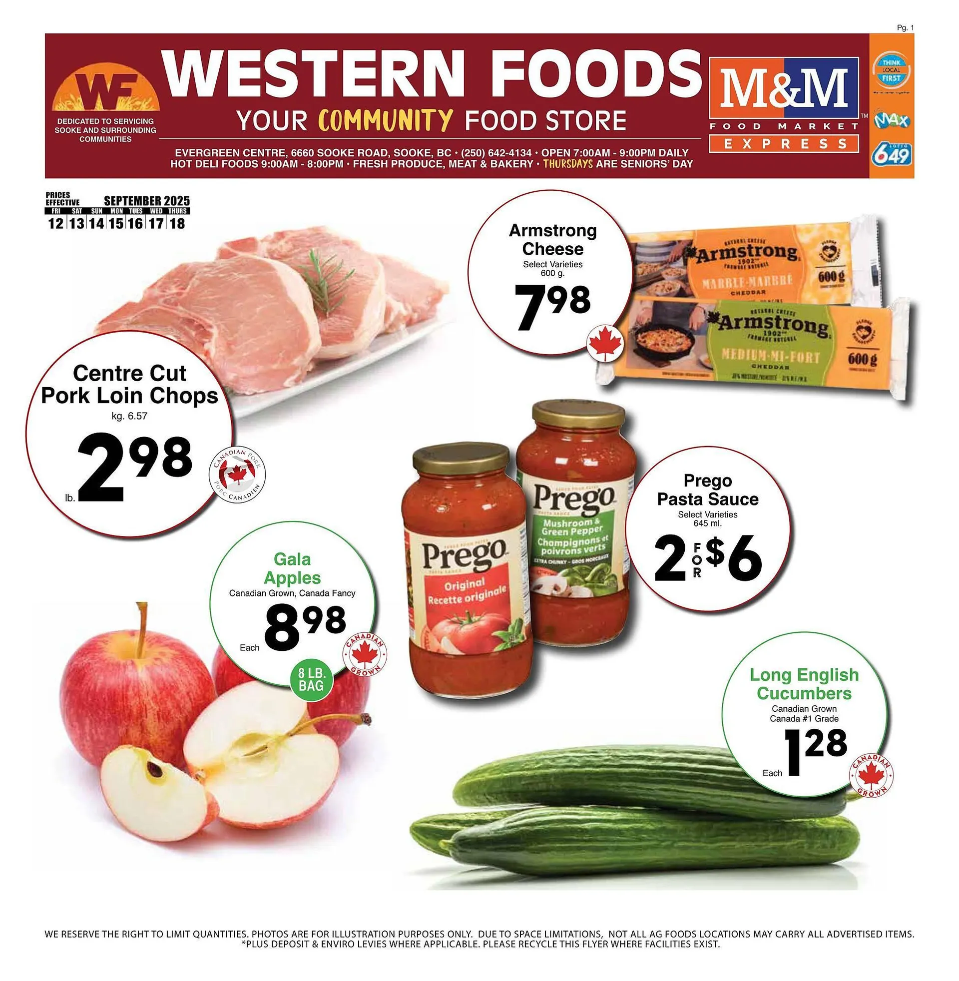Western Foods flyer from September 15 to September 28 2025 - flyer page 1