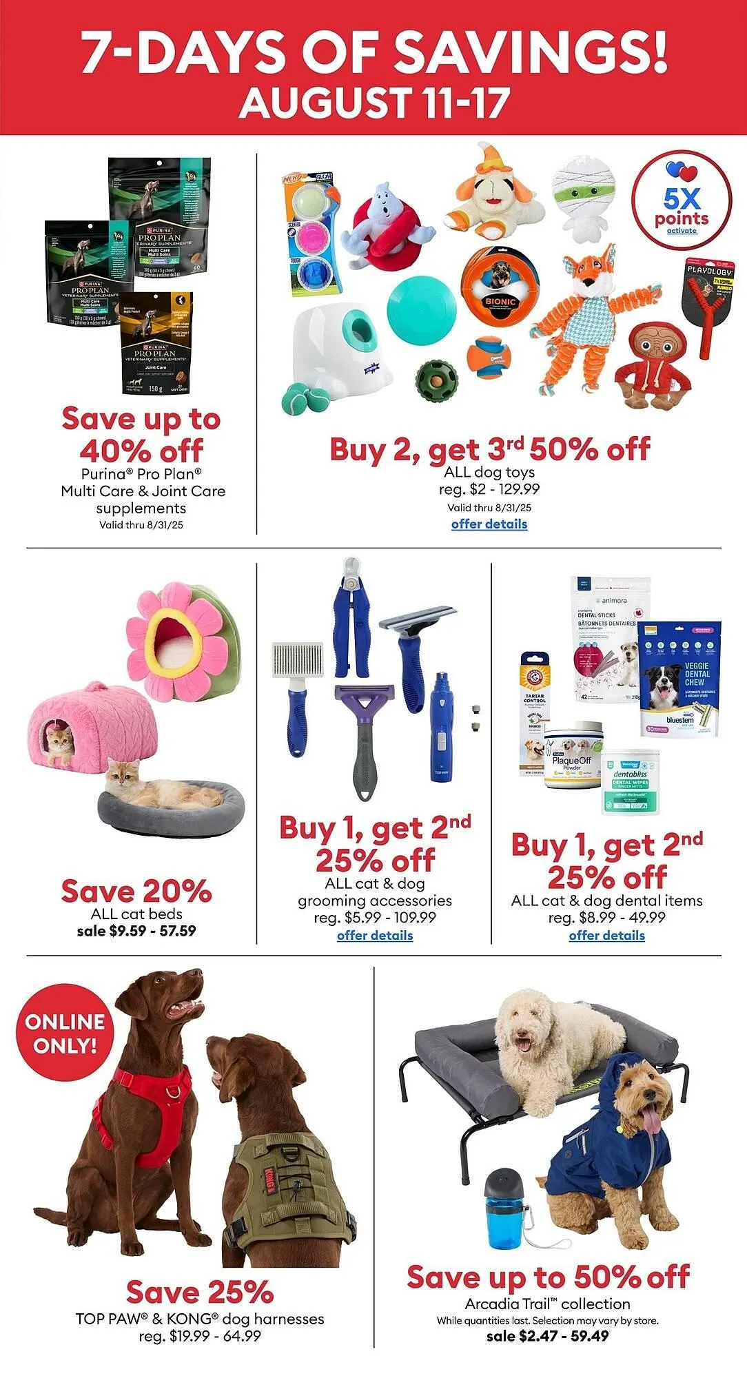 Petsmart flyer from August 10 to August 16 2025 - flyer page 2