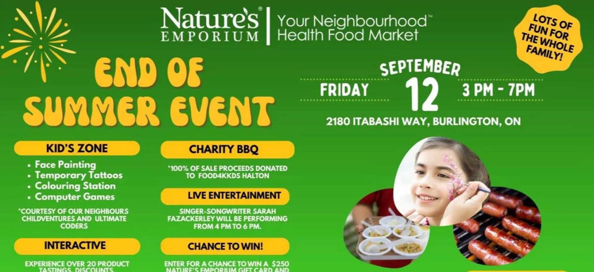 Nature's Emporium flyer from September 11 to September 12 2025 - flyer page 1