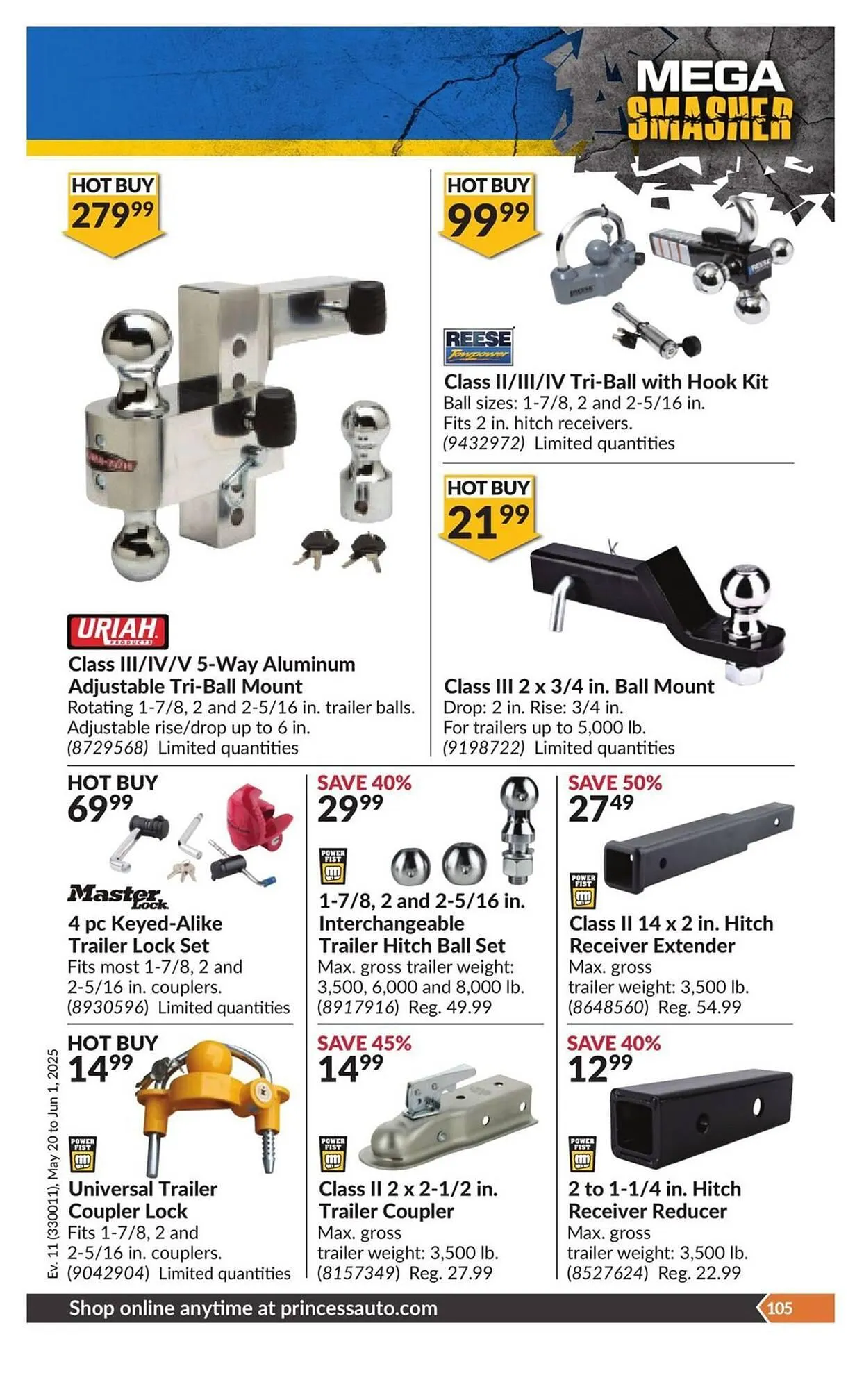 Princess Auto flyer from May 20 to June 1 2025 - flyer page 112