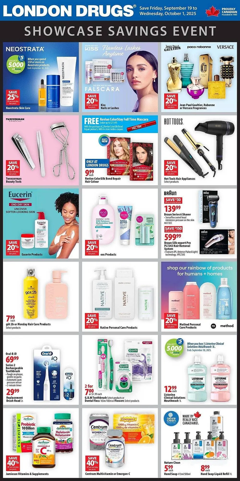 London Drugs flyer from September 19 to September 23 2025 - flyer page 1