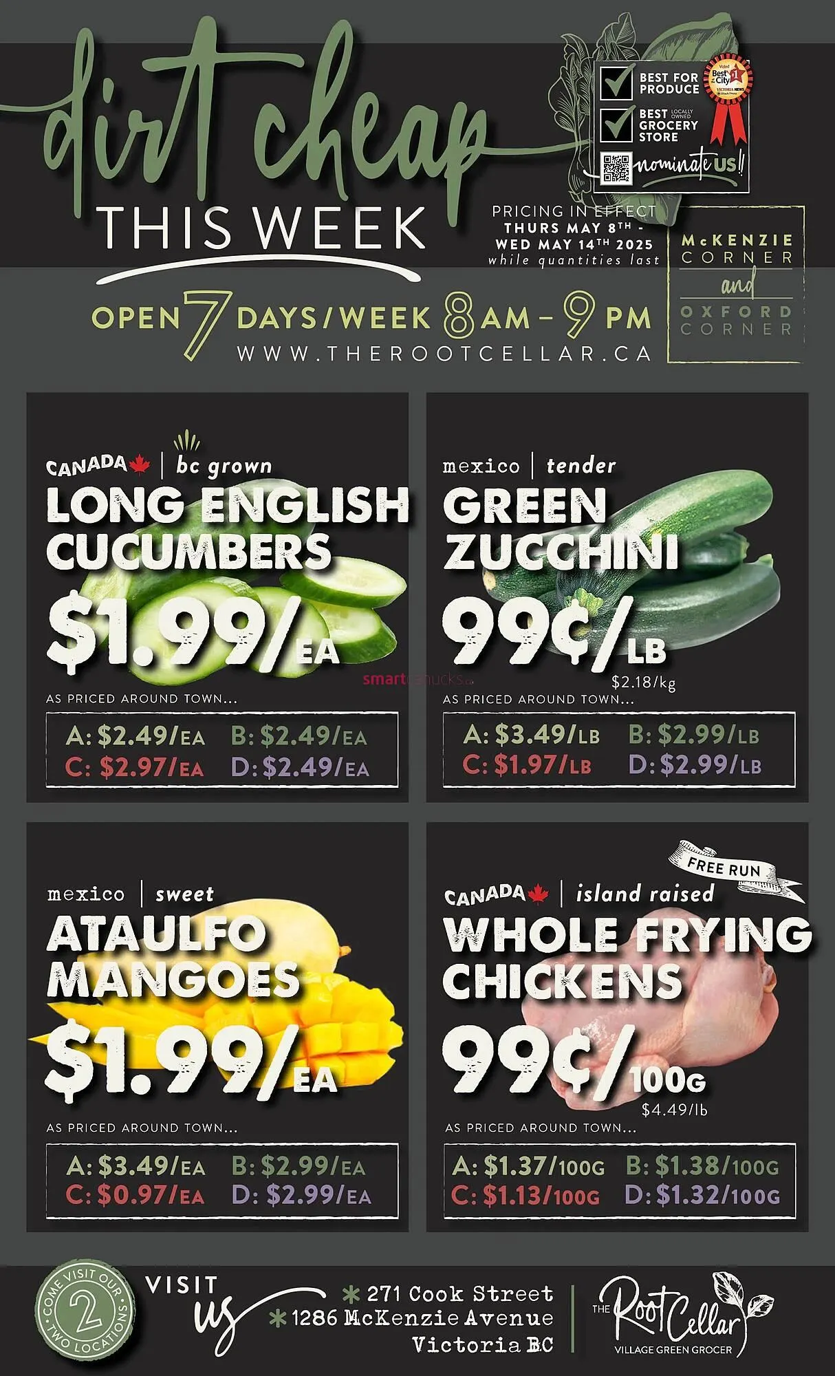 The Root Cellar flyer from May 9 to May 19 2025 - flyer page 1