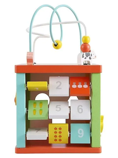 Wooden Activity Cube