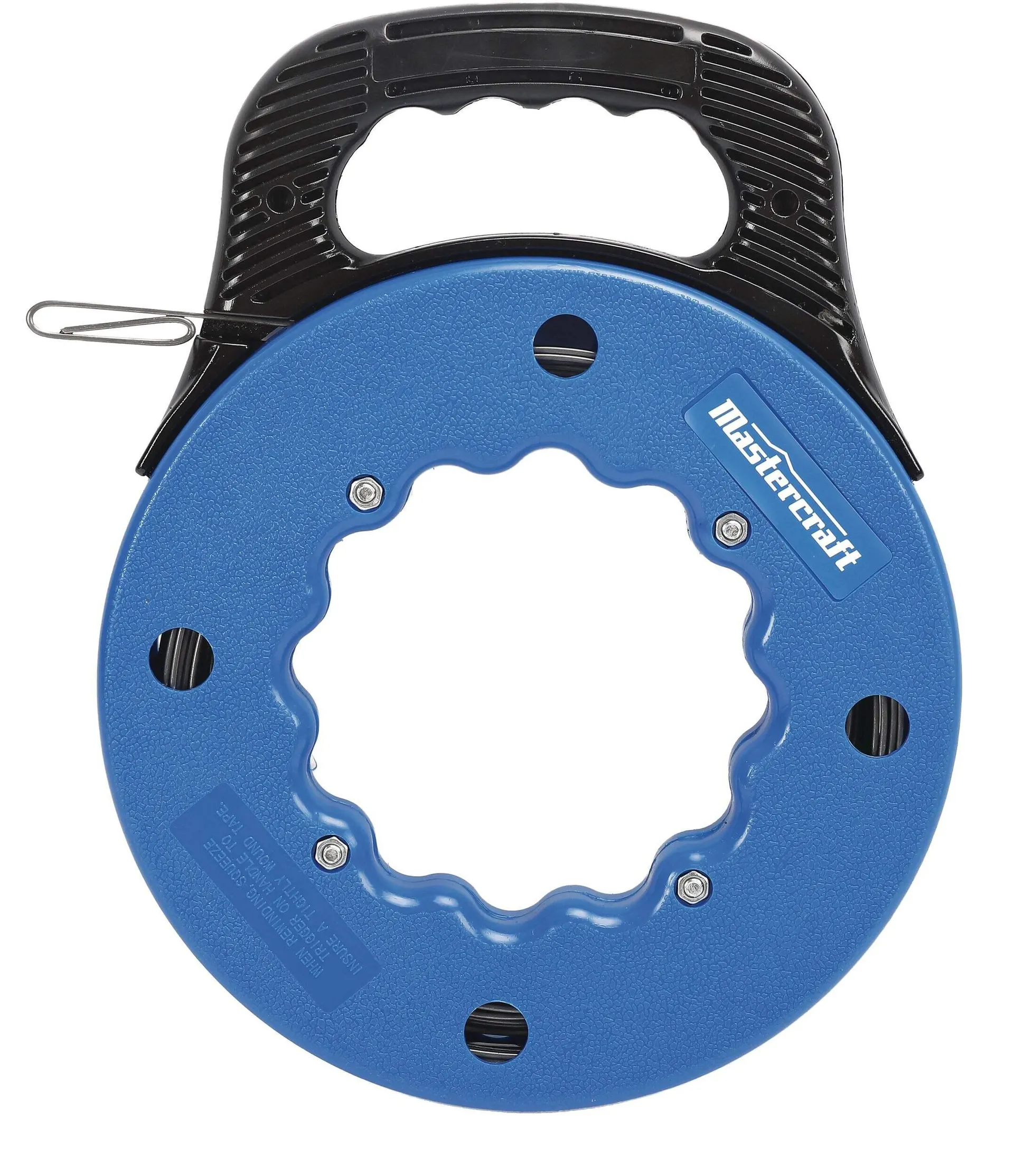 Mastercraft Electrician's Fish Tape with Tape Dispenser and Storage Reel, Blue, 50-ft (15.2 m)