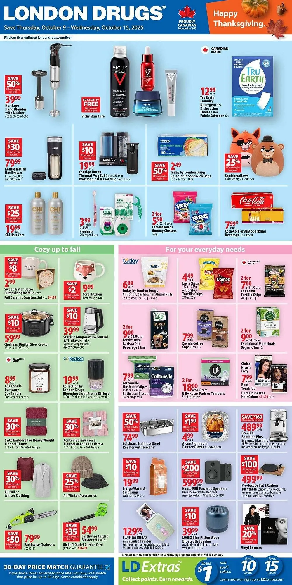 London Drugs flyer from October 9 to October 15 2025 - flyer page 1