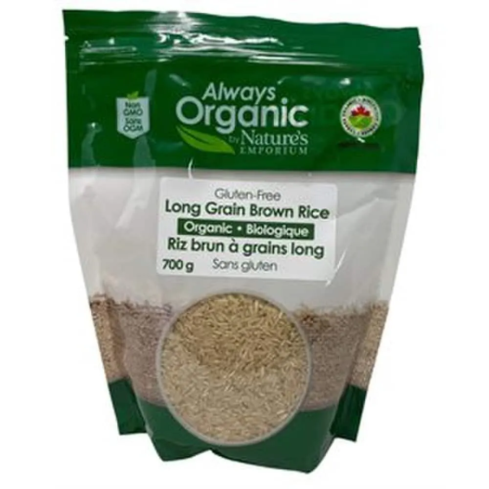 Always Organic Long Grain Rice Brown Org 907 g
