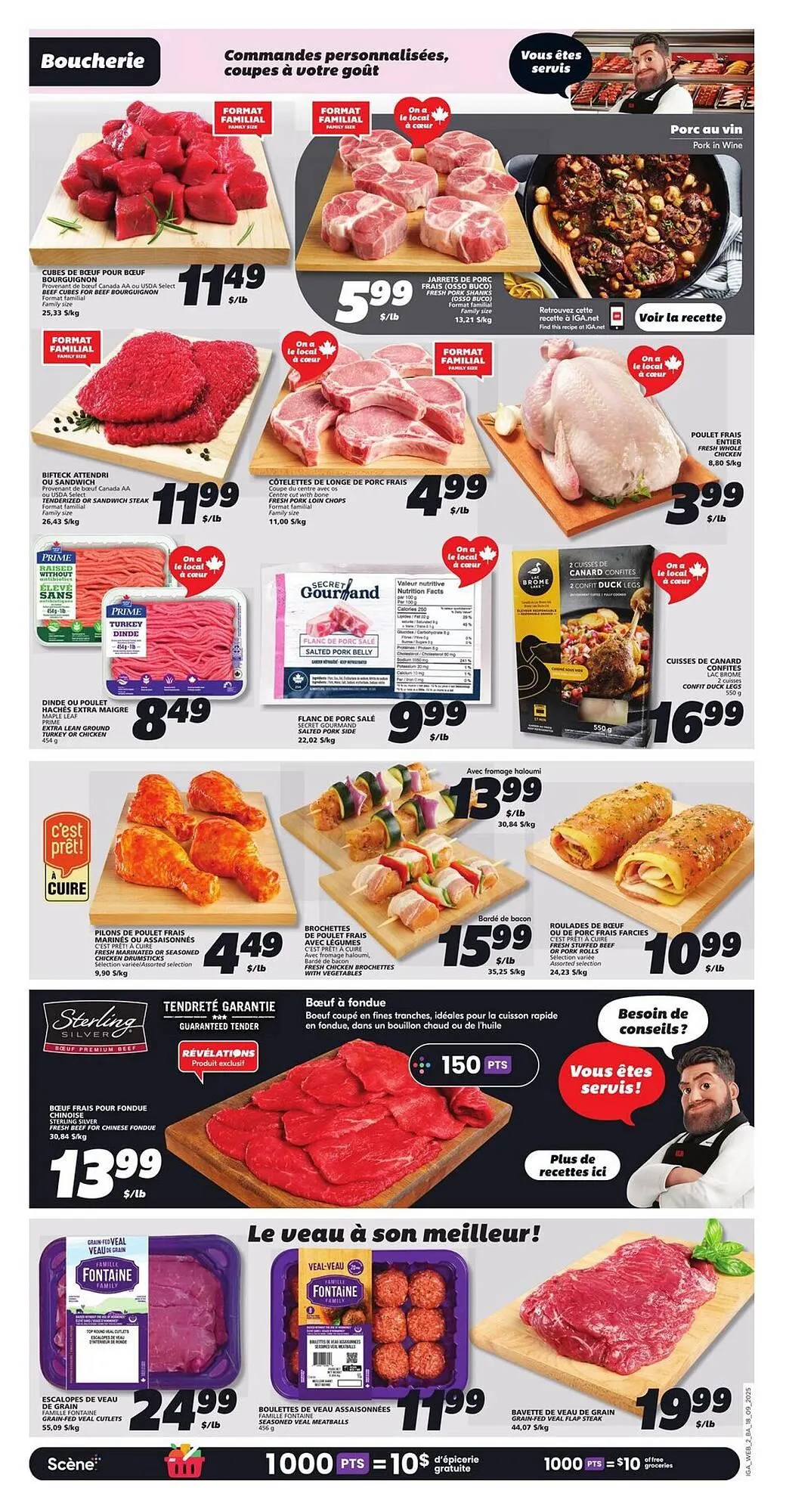 IGA flyer from September 18 to September 24 2025 - flyer page 4