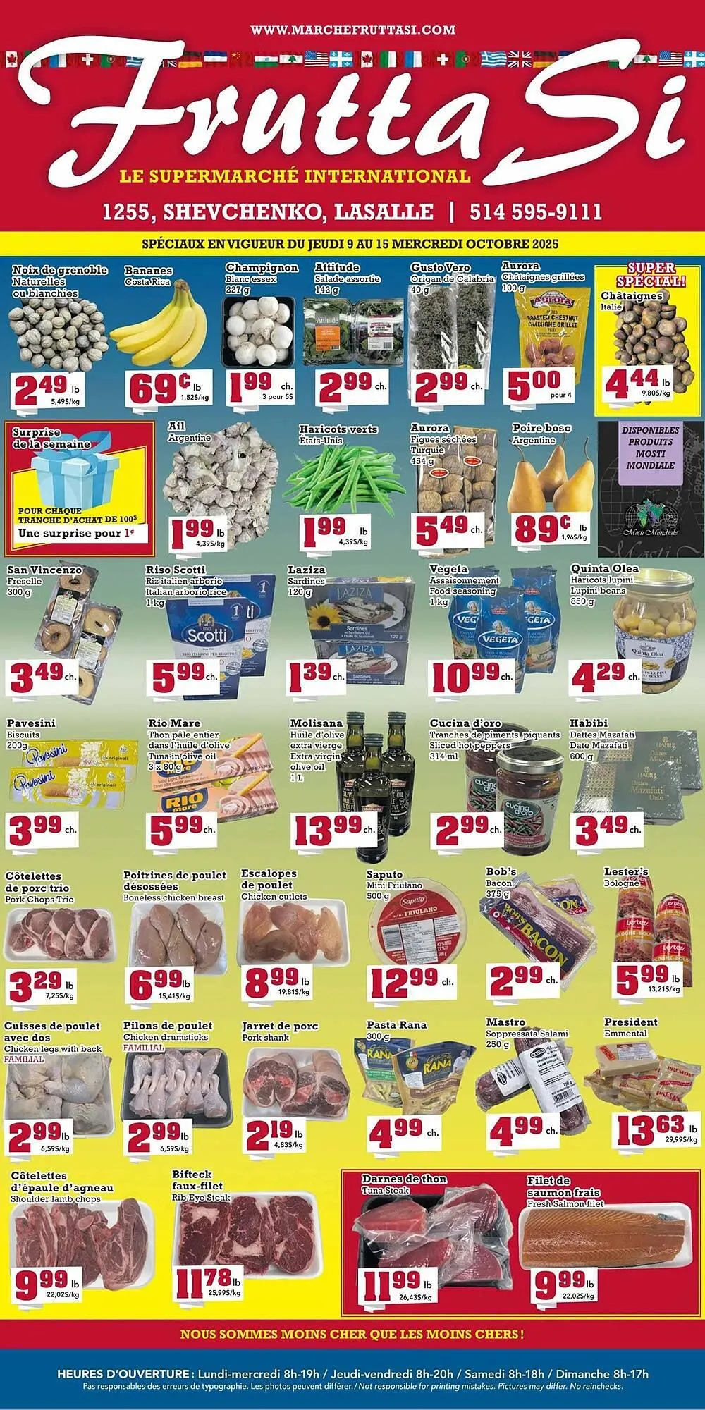 Frutta Si flyer from October 9 to October 23 2025 - flyer page 1