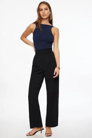 Ribbed Halter Tank Top