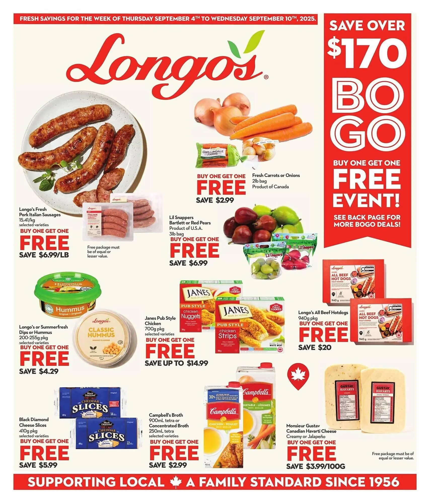 Longo's flyer from September 4 to September 11 2025 - flyer page 1