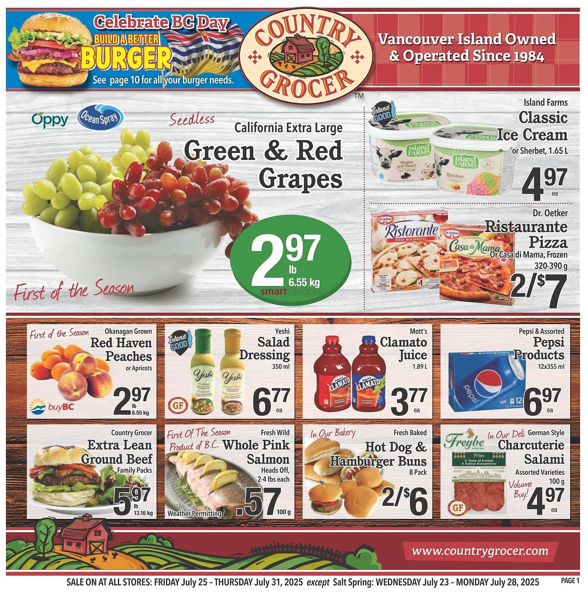 Country Grocer flyer - 1