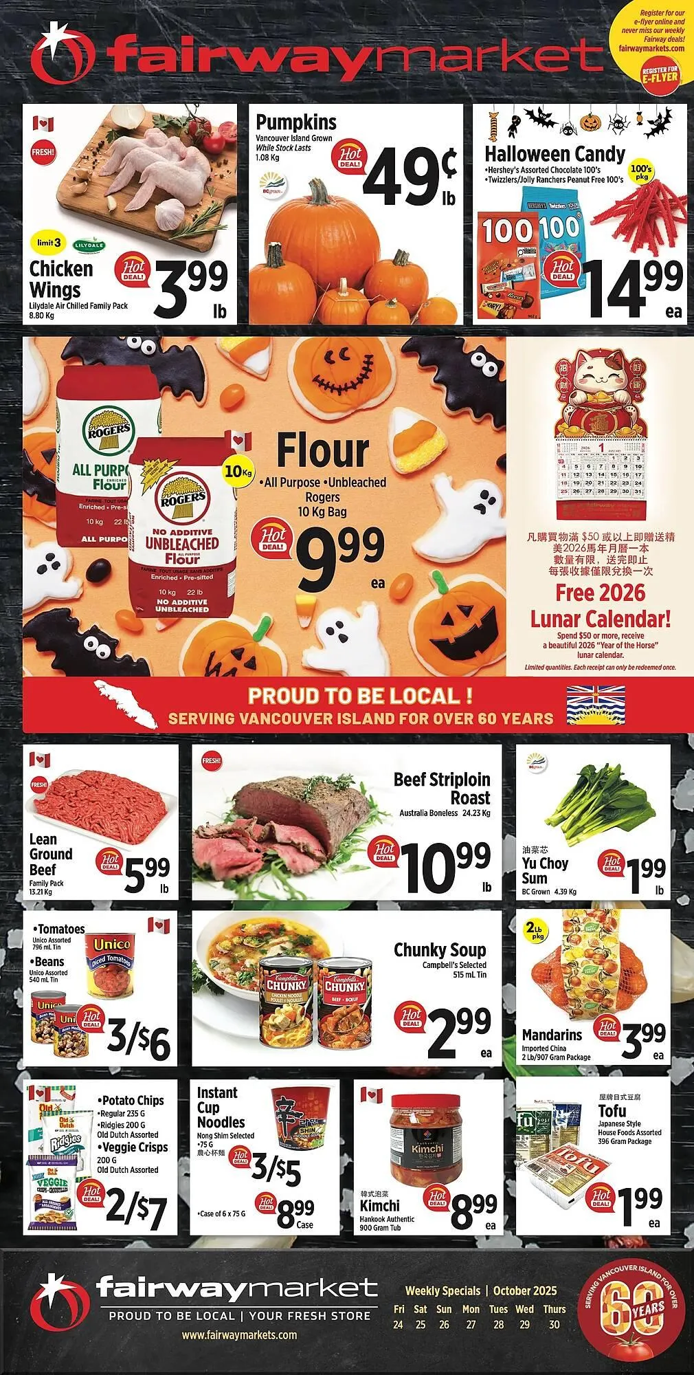 Fairway Market Canada flyer from October 24 to October 30 2025 - flyer page 1
