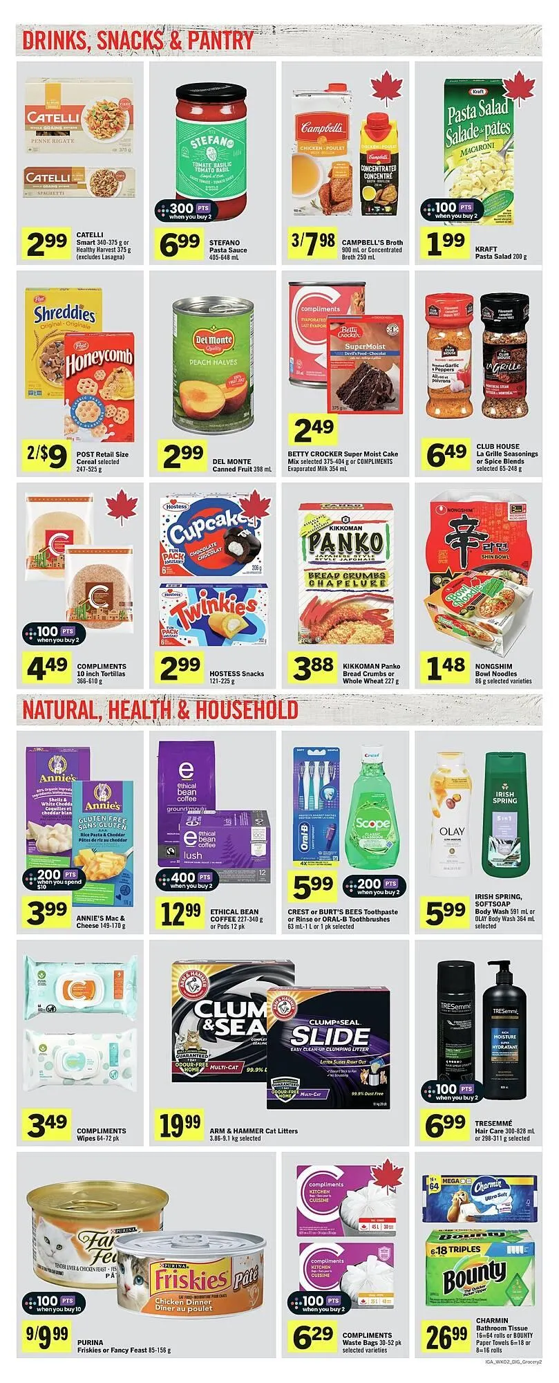 IGA flyer from May 8 to July 31 2025 - flyer page 7