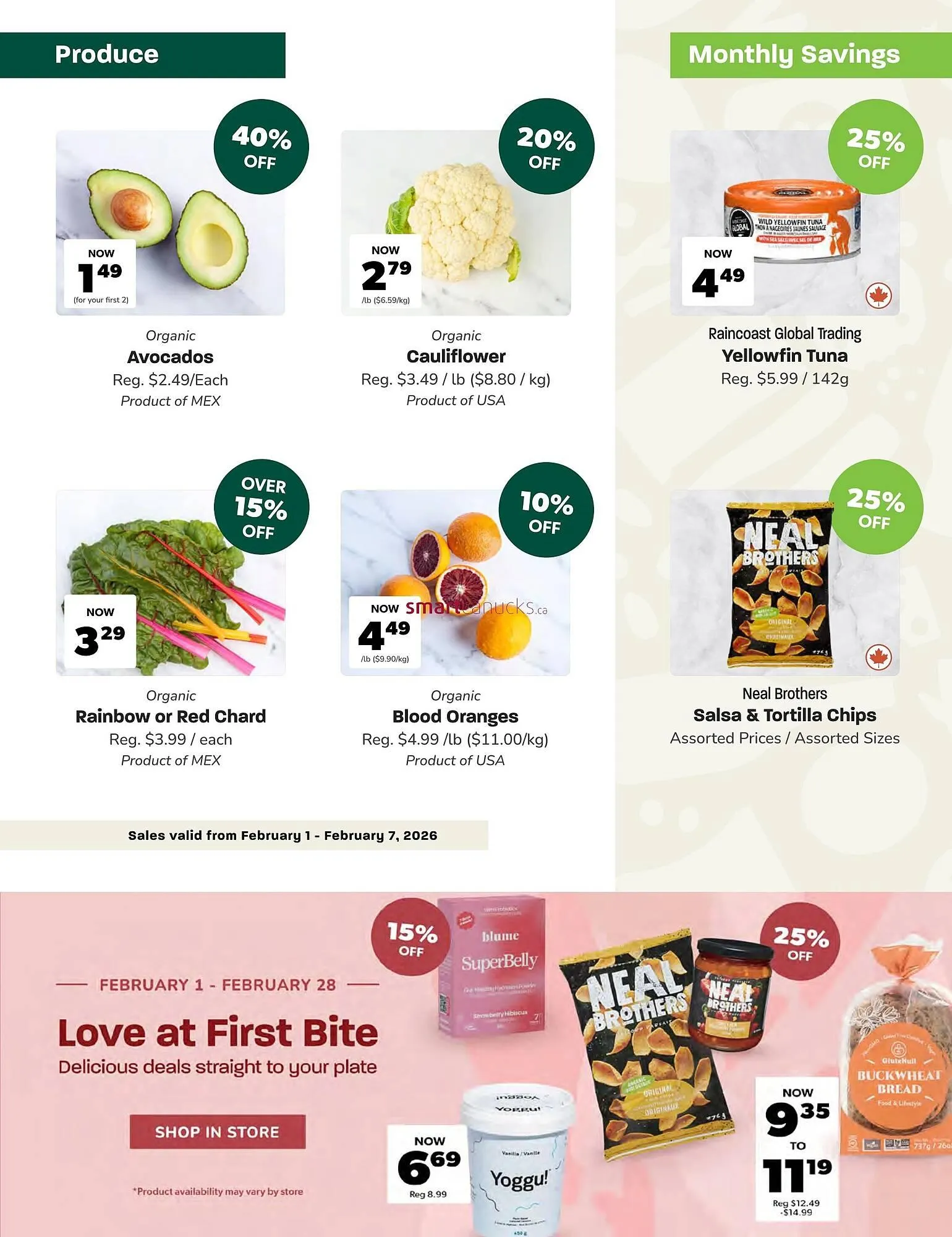 Blush Lane Organics flyer from February 1 to February 7 2026 - flyer page 2
