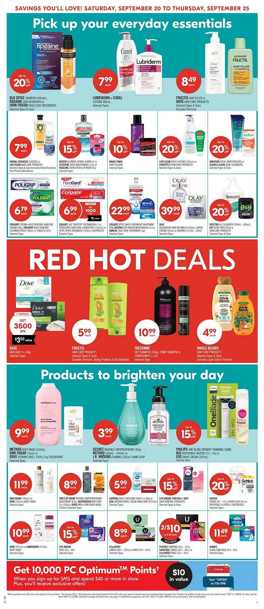 Shoppers Drug Mart flyer from September 18 to September 22 2025 - flyer page 12