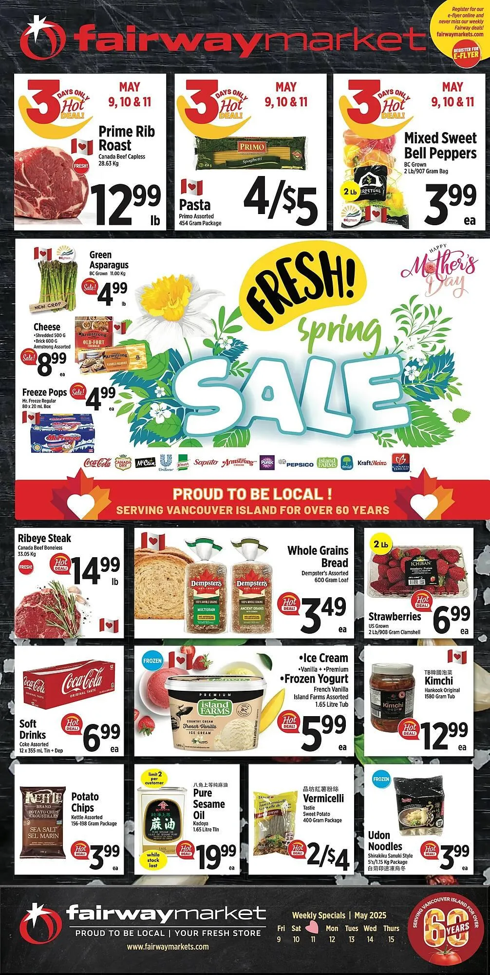 Fairway Market Canada flyer from May 9 to May 19 2025 - flyer page 1