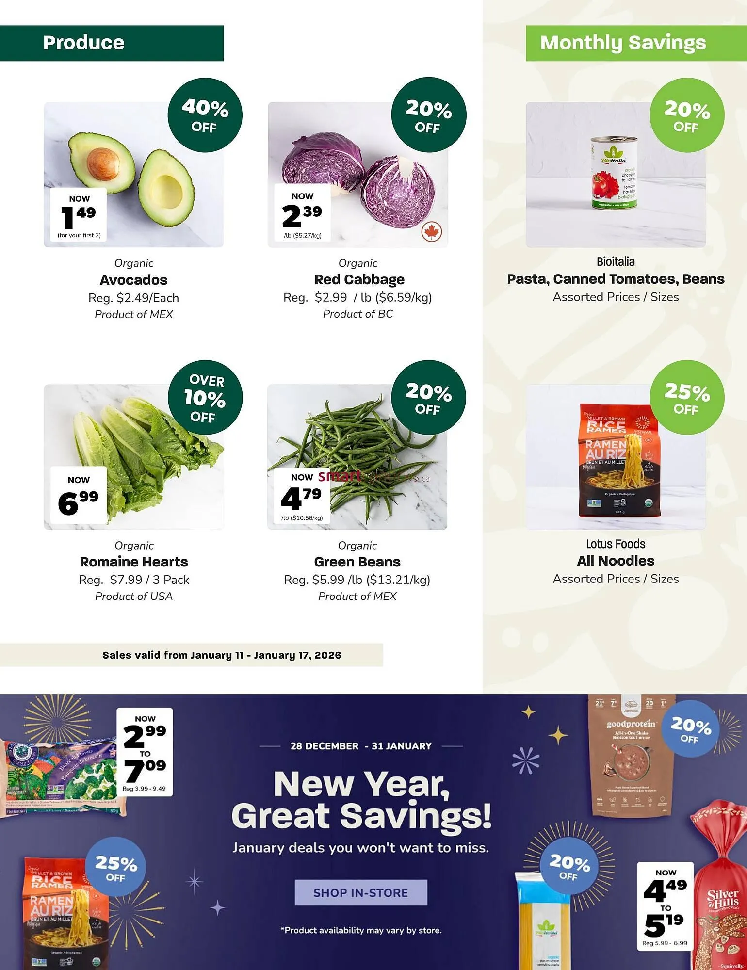 Blush Lane Organics flyer from January 11 to January 17 2026 - flyer page 2