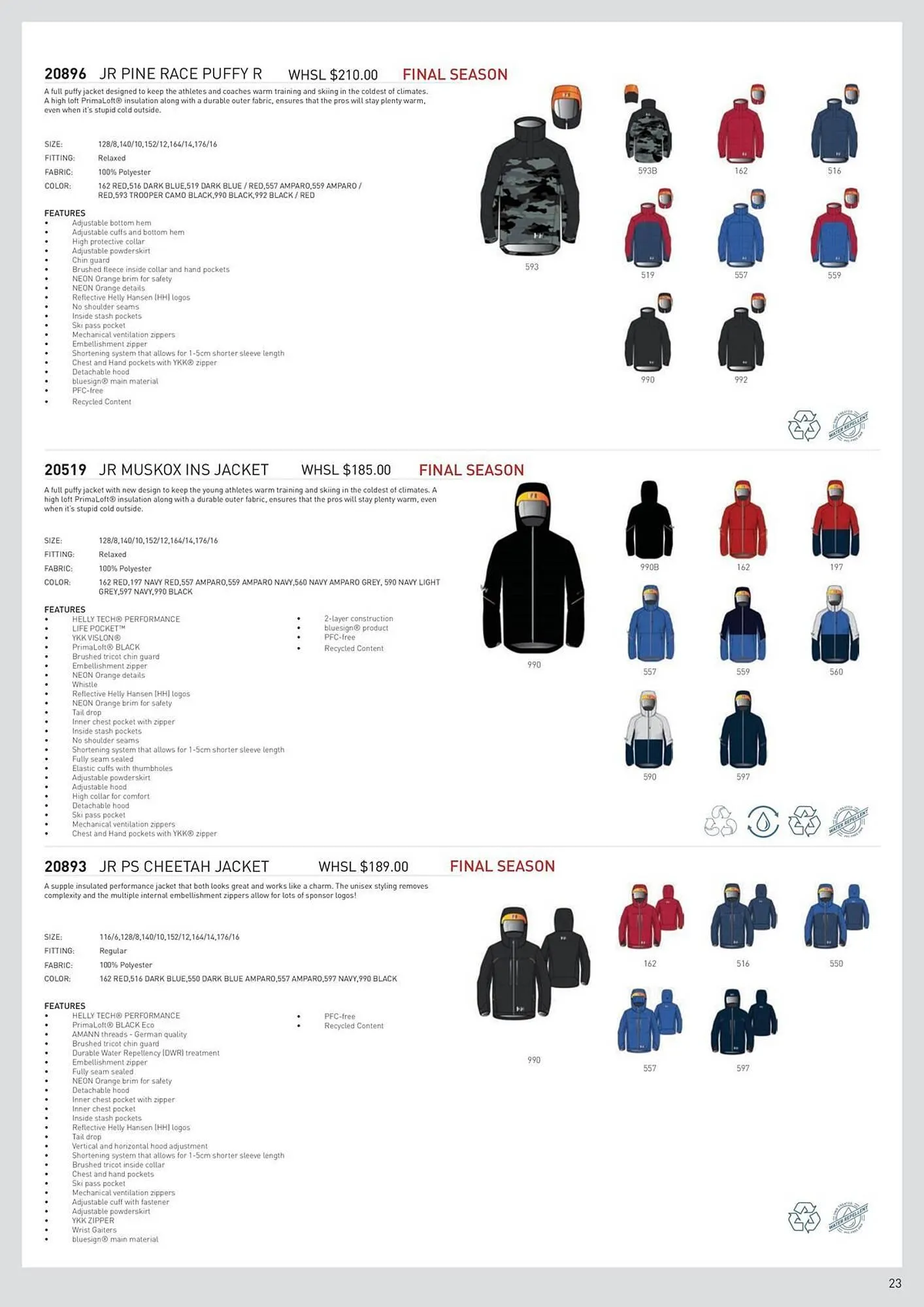 Helly Hansen flyer from September 11 to February 28 2026 - flyer page 23