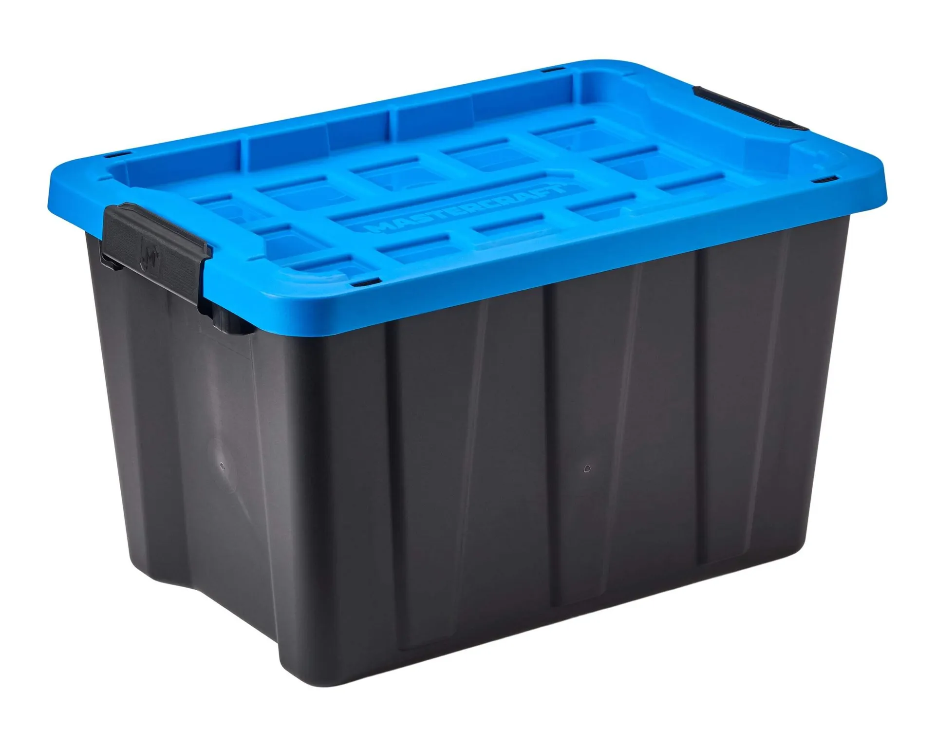 Mastercraft Heavy-Duty Easy Grip Latching Tote, 45.5-L