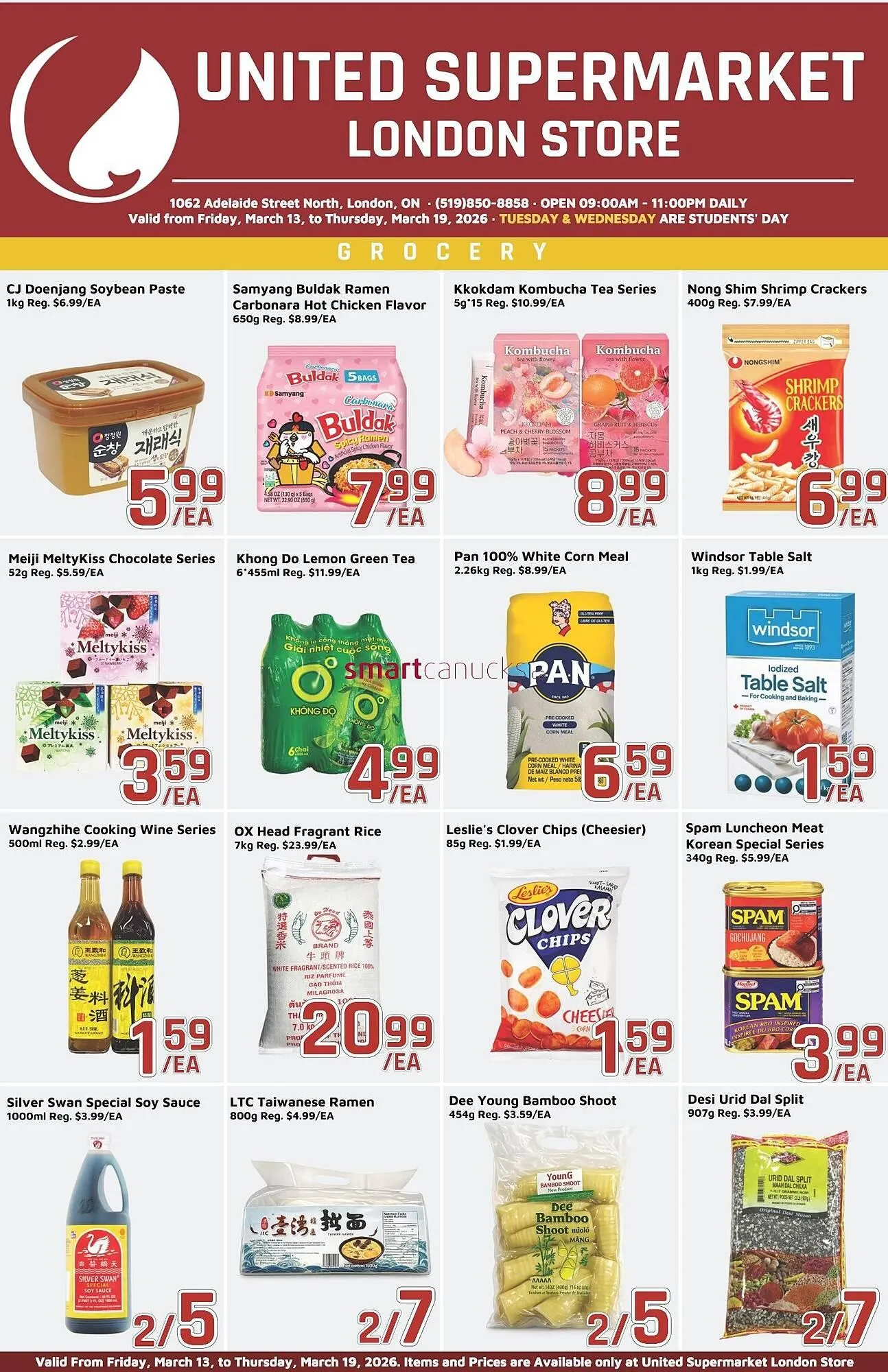 United Supermarket flyer from March 13 to March 19 2026 - flyer page 1