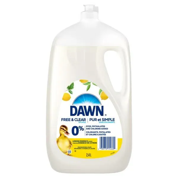Dawn Ultra Free & Clear Dishwashing Liquid, 2.4L